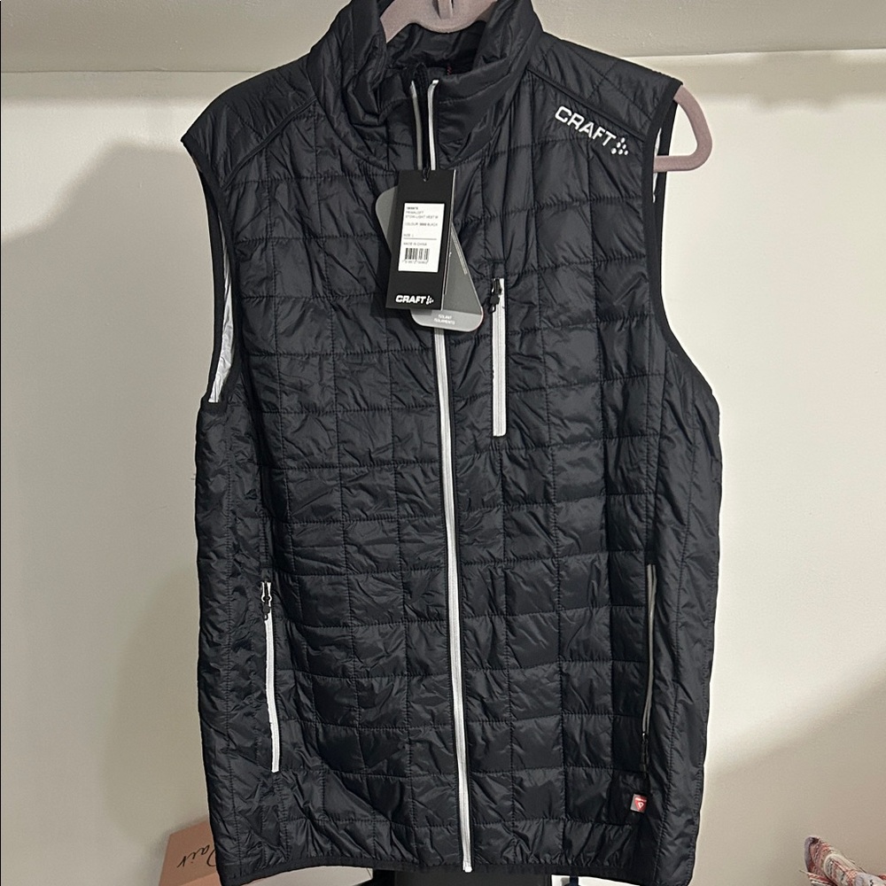 Craft Men's Black Puffer Vest